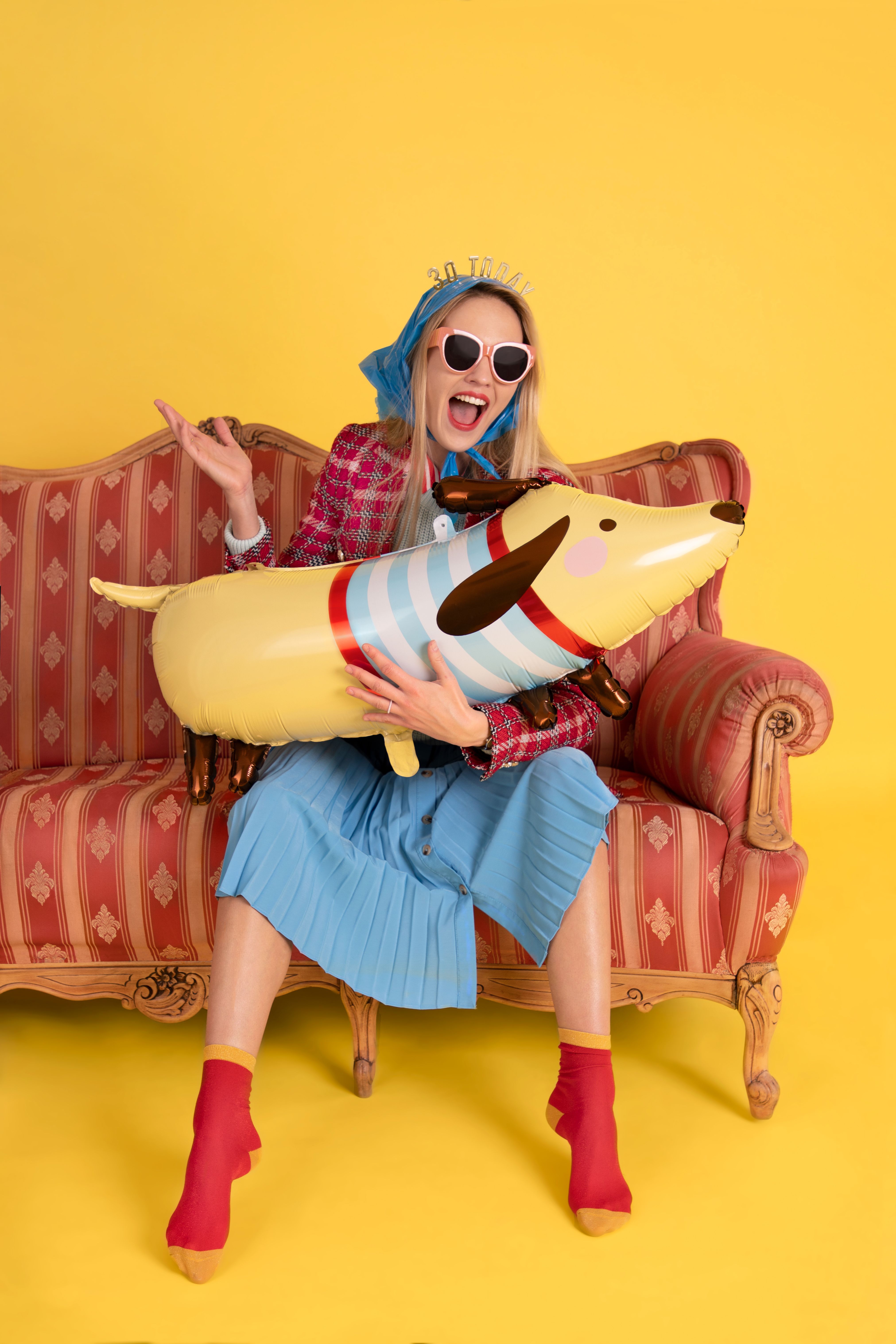 Folienballon "Dackel", 90 x 40 cm Folienballon "Dackel", 90 x 40 cm