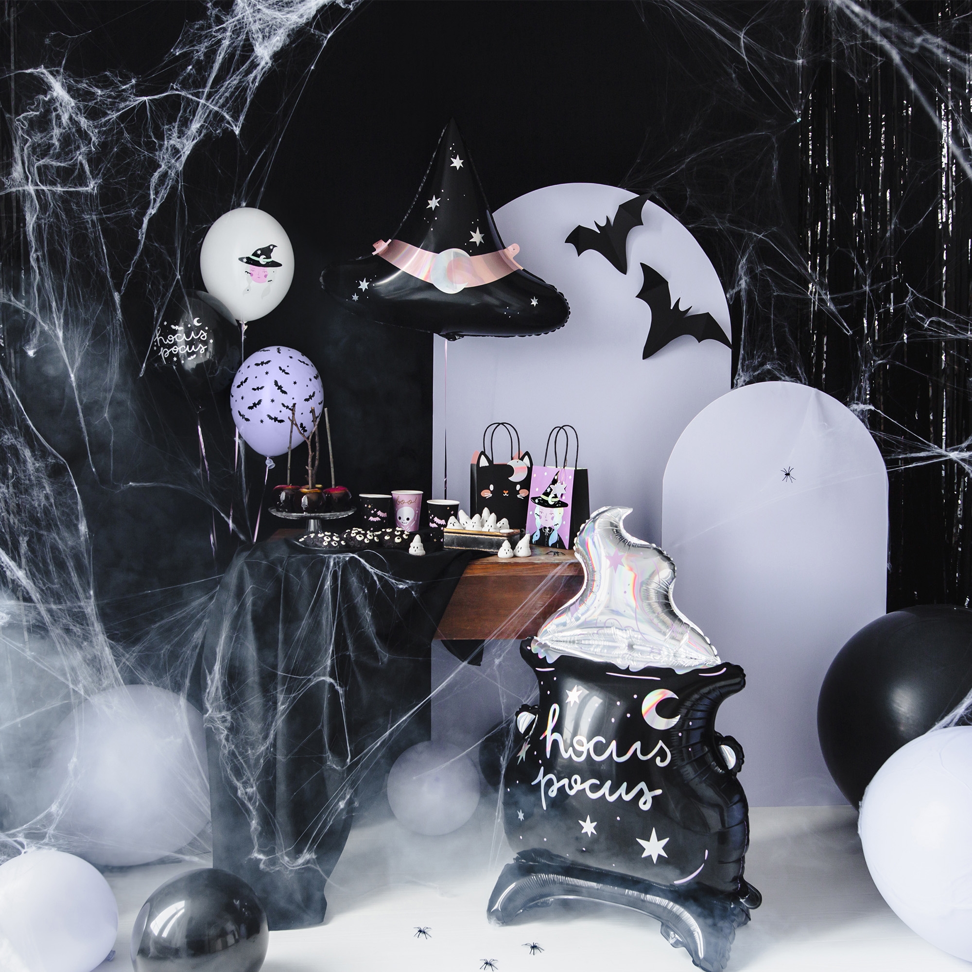 Folienballon "Hexenkessel" NUR LUFTBEFÜLLUNG 110cm Folienballon "Hexenkessel" NUR LUFTBEFÜLLUNG 110cm