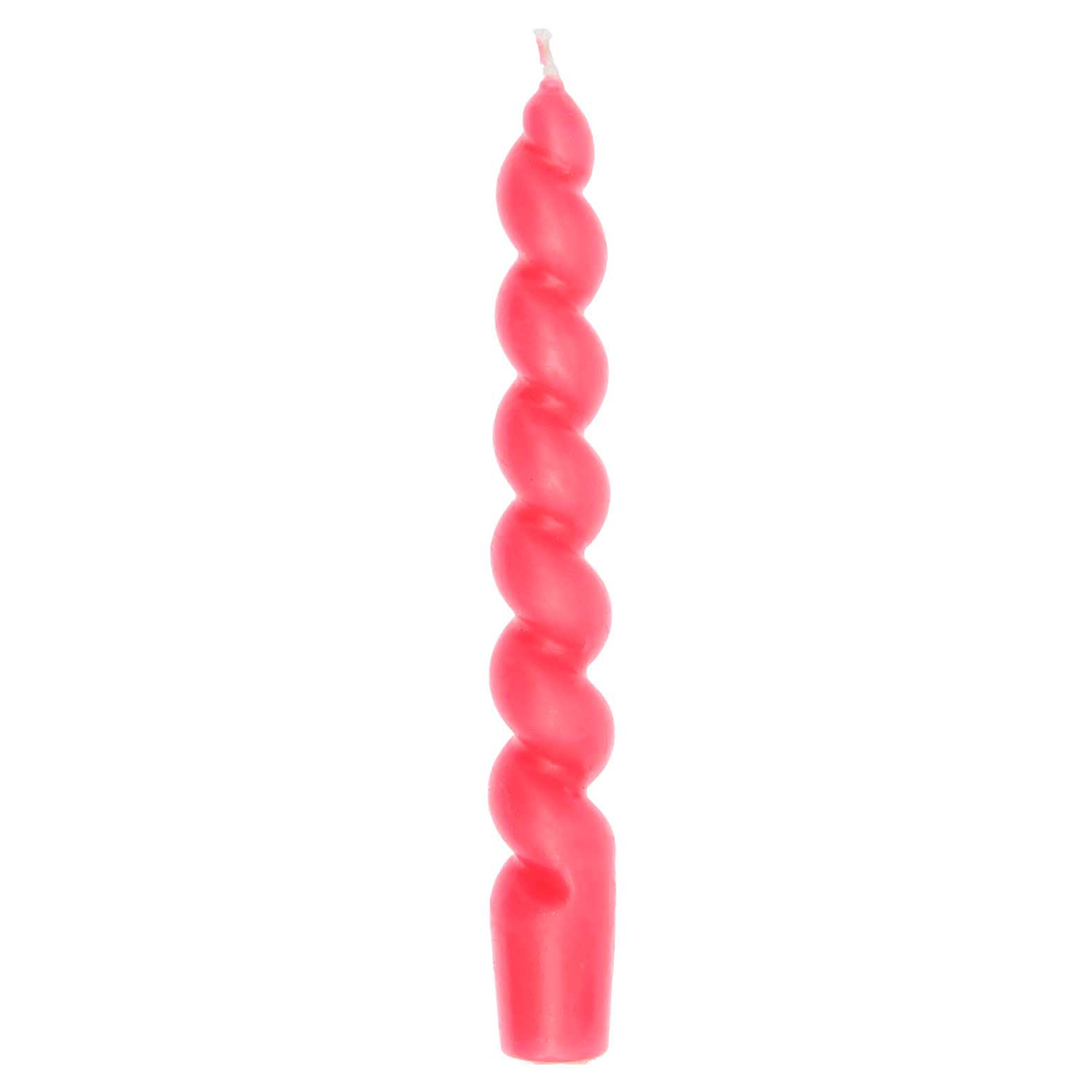 Spiralkerze - Soft Neon Pink Ø 2,4cm Spiralkerze - Soft Neon Pink Ø 2,4cm