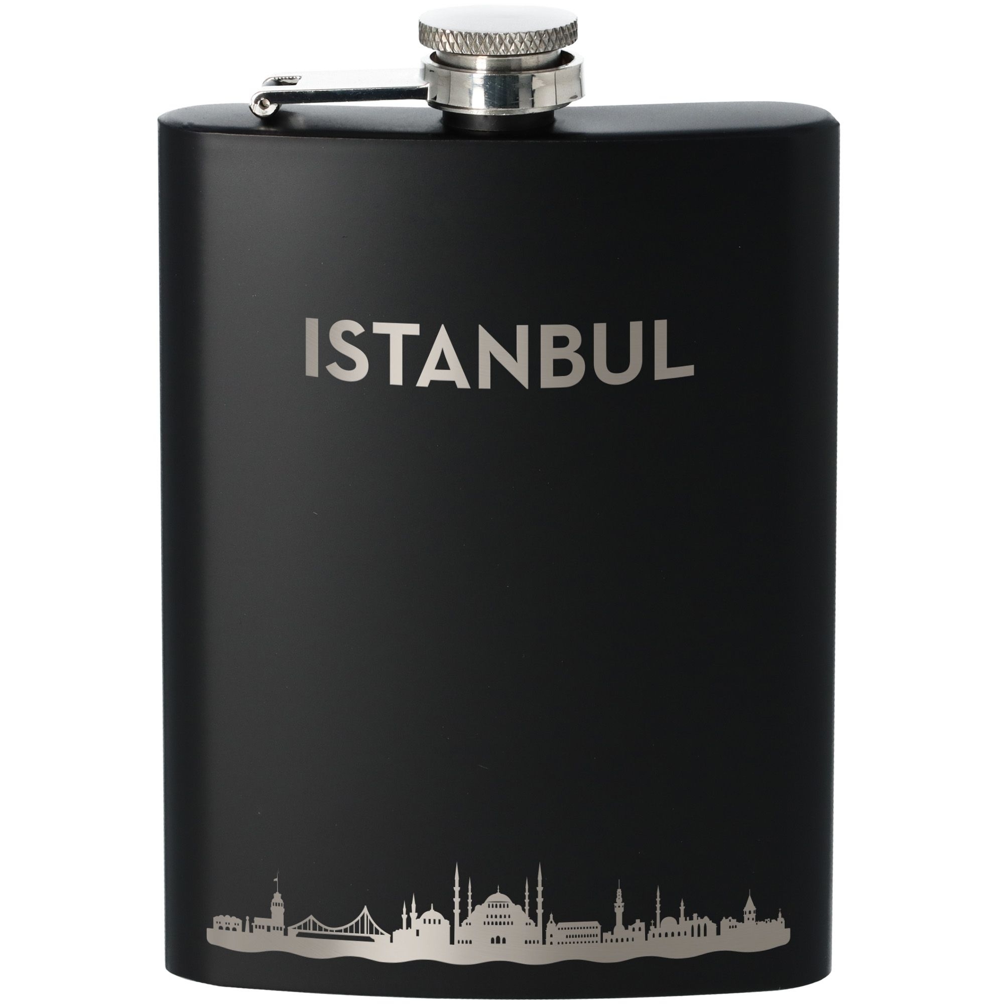 Flachmann Skyline Istanbul Schwarz 225ml Flachmann Skyline Istanbul Schwarz 225ml