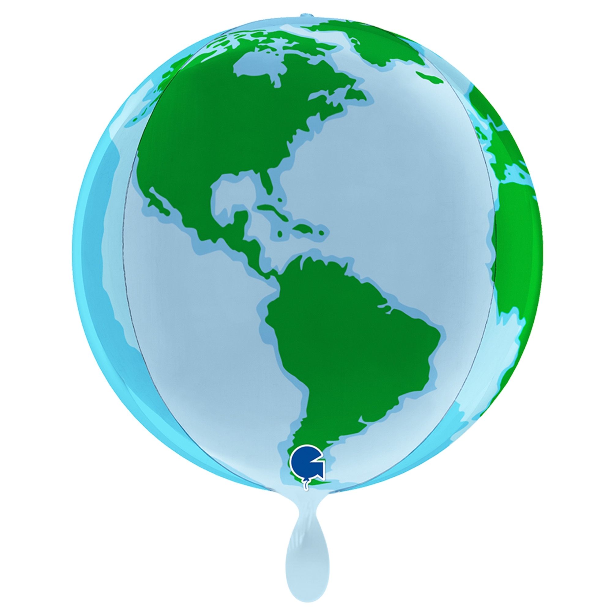 Folienballon Erde 4D 40cm Astronomie, Weltall, Planet, Globus, Sphäre