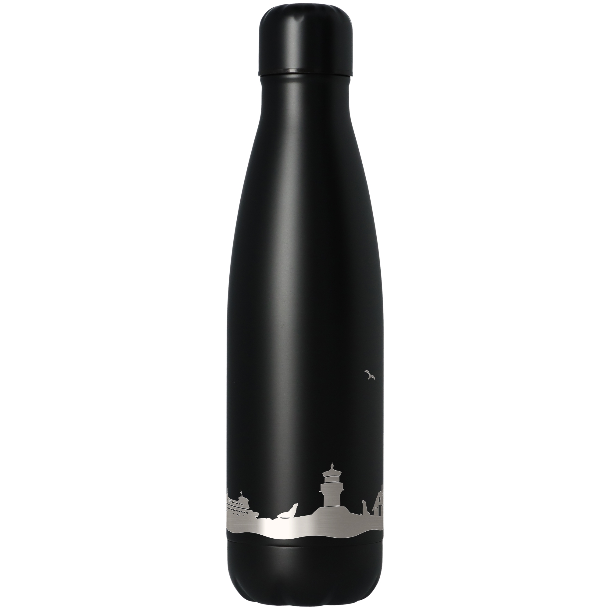 e841340b7ffe65481c0b1f6c3ed84cfb193b0562 Trinkflasche Skyline Amrum Schwarz 500ml