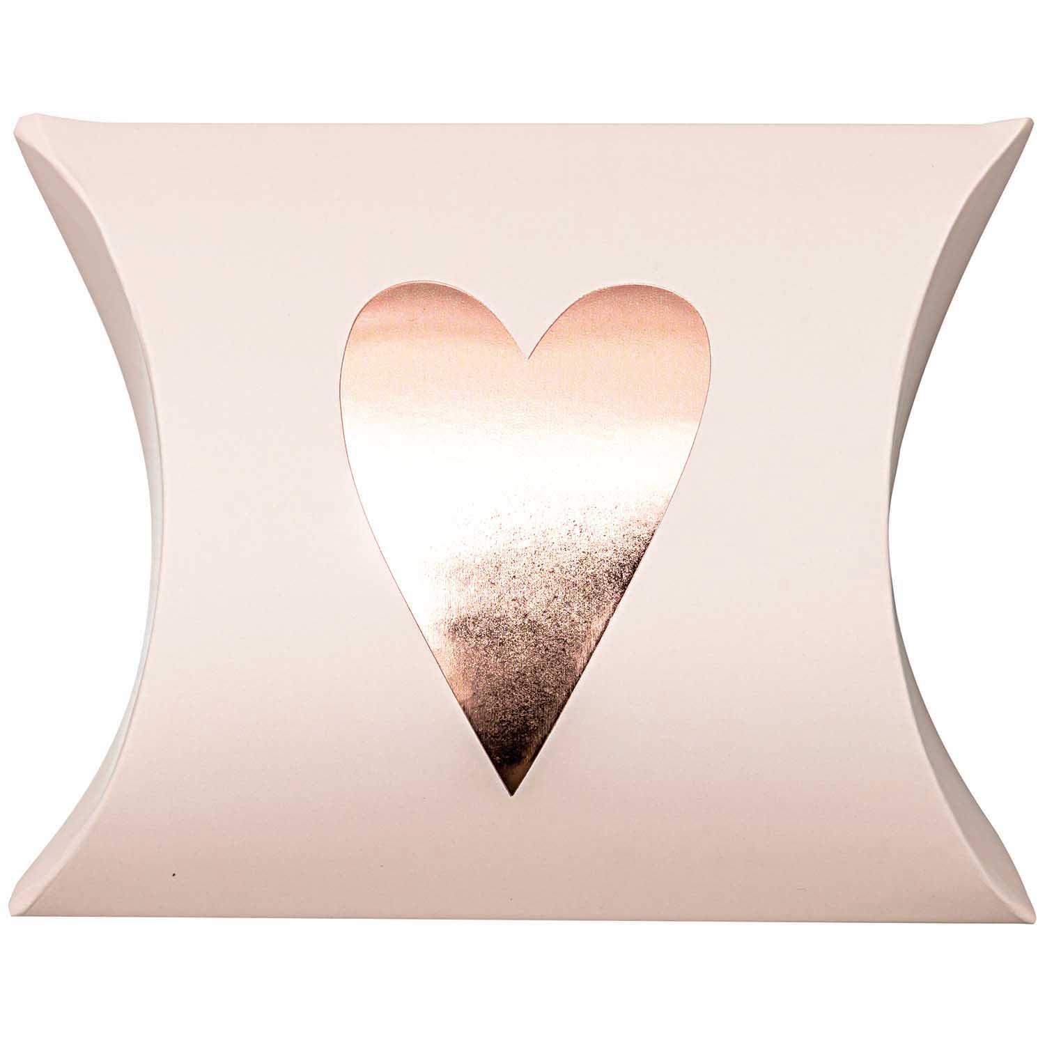 6 Geschenkschachteln, Rosa/Blush mit Herz 6 Geschenkschachteln, Rosa/Blush mit Herz