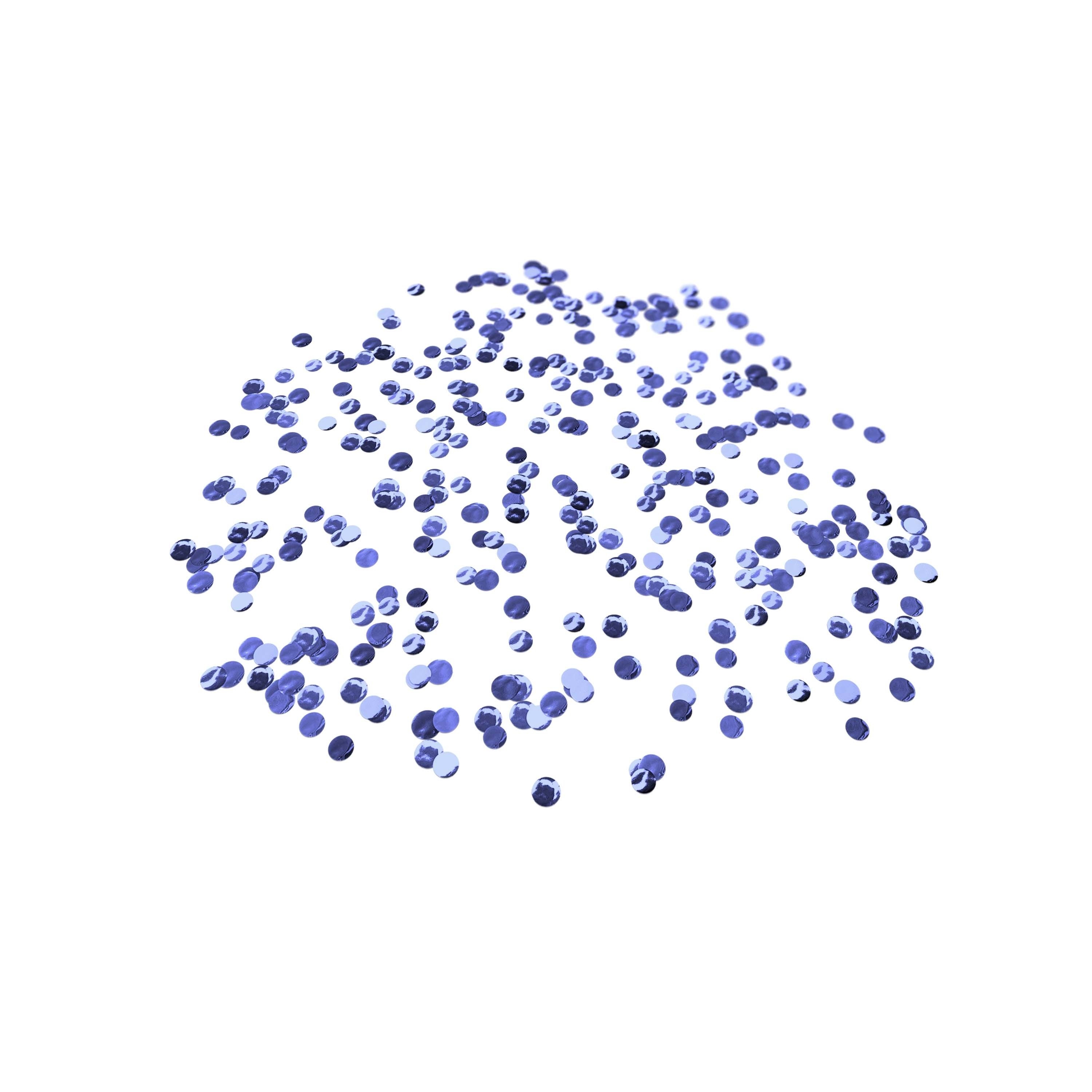 Folienkonfetti 1cm Rund 100g Blau Folienkonfetti 1cm Rund 100g Blau