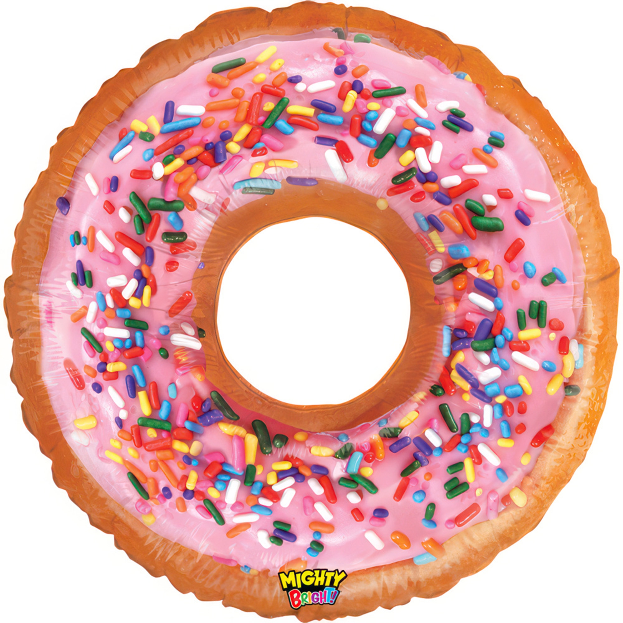 Folienballon Shape "Donut" 75cm Geburtstagstorte, Essen, Süßigkeiten, Streusel, Donut