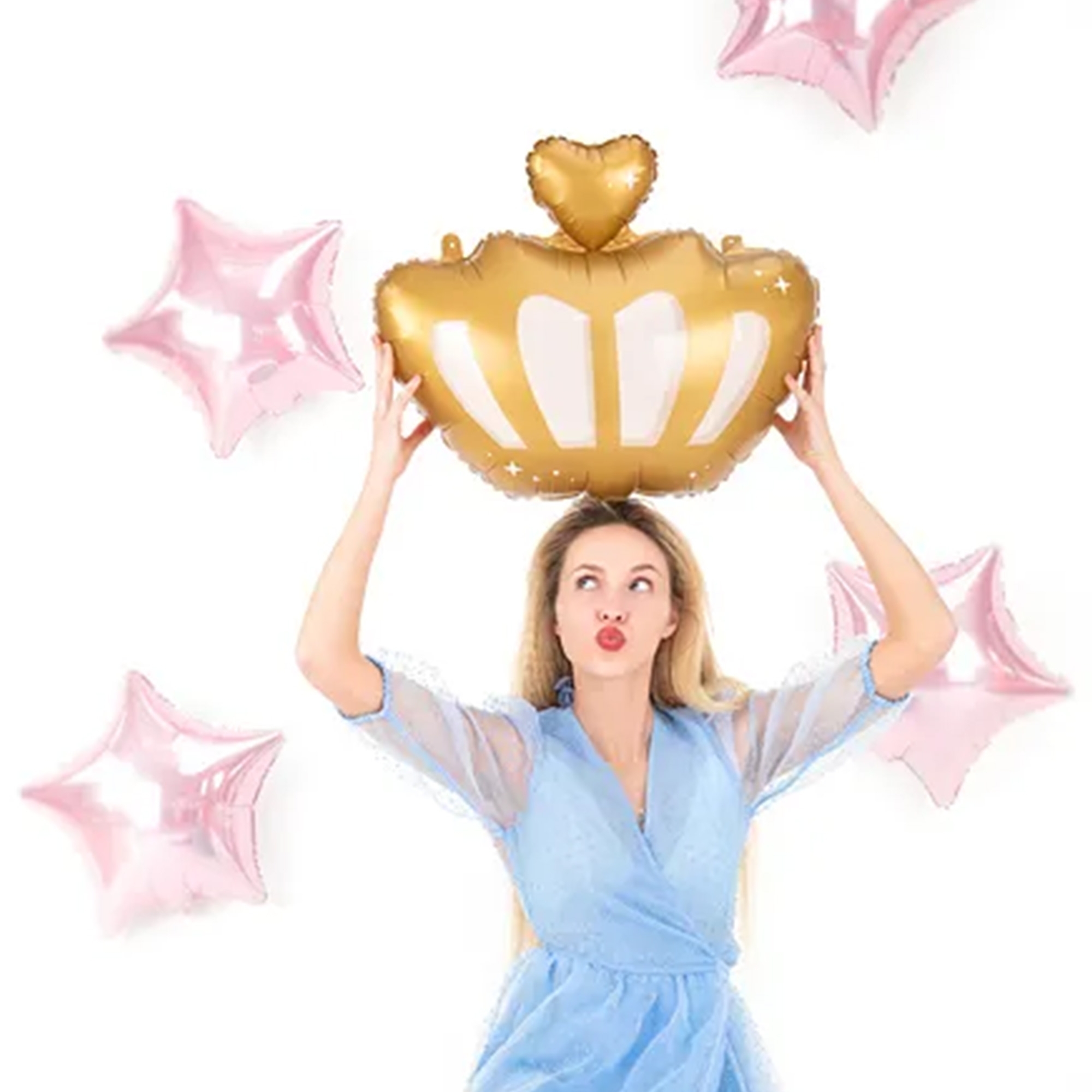Folienballon "Krone" 55 x 45 cm Folienballon "Krone" 55 x 45 cm