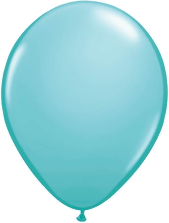 Qualatex Latexballon Caribbean Blue Ø 13cm