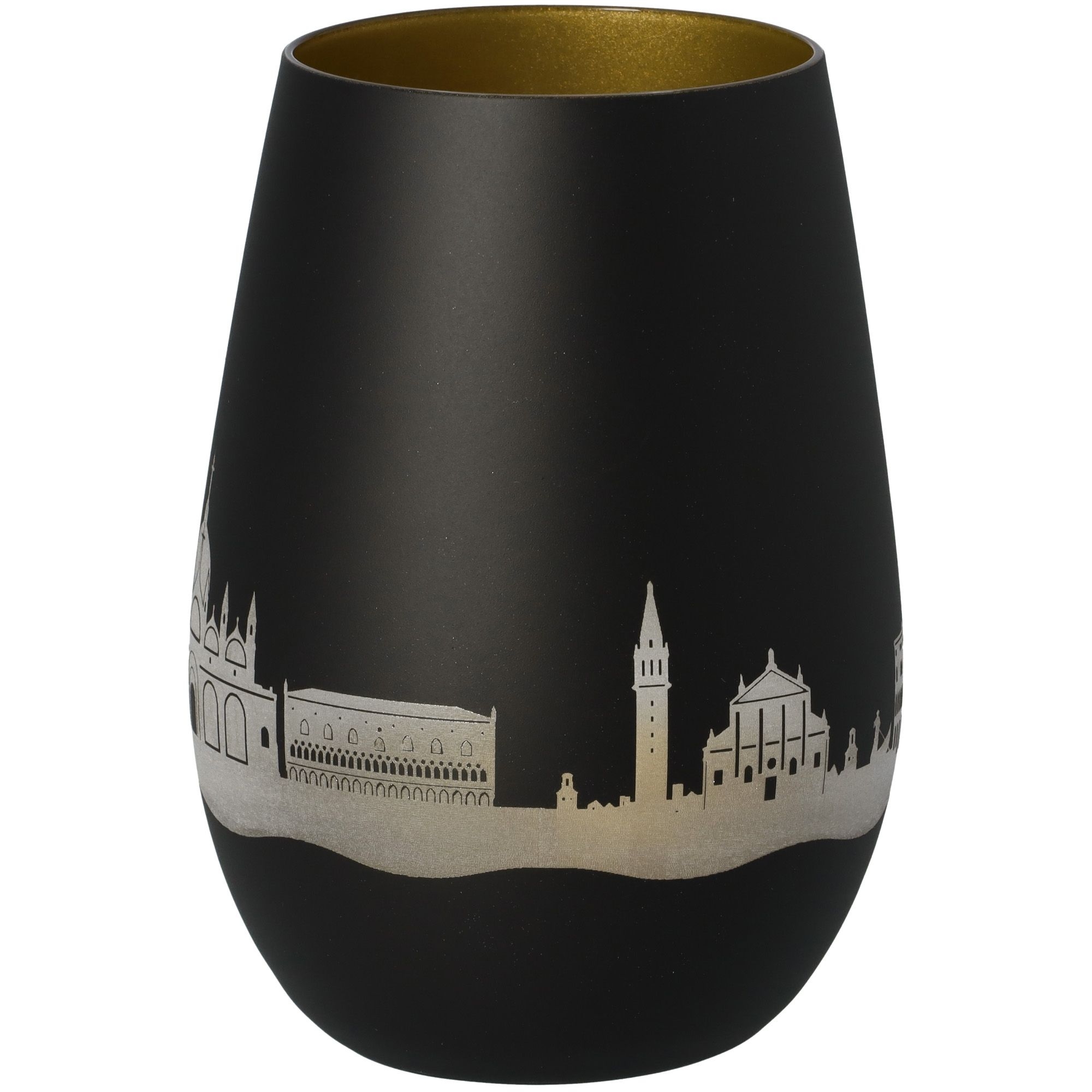Windlicht Skyline Venedig Schwarz/Gold Windlicht Skyline Venedig Schwarz/Gold