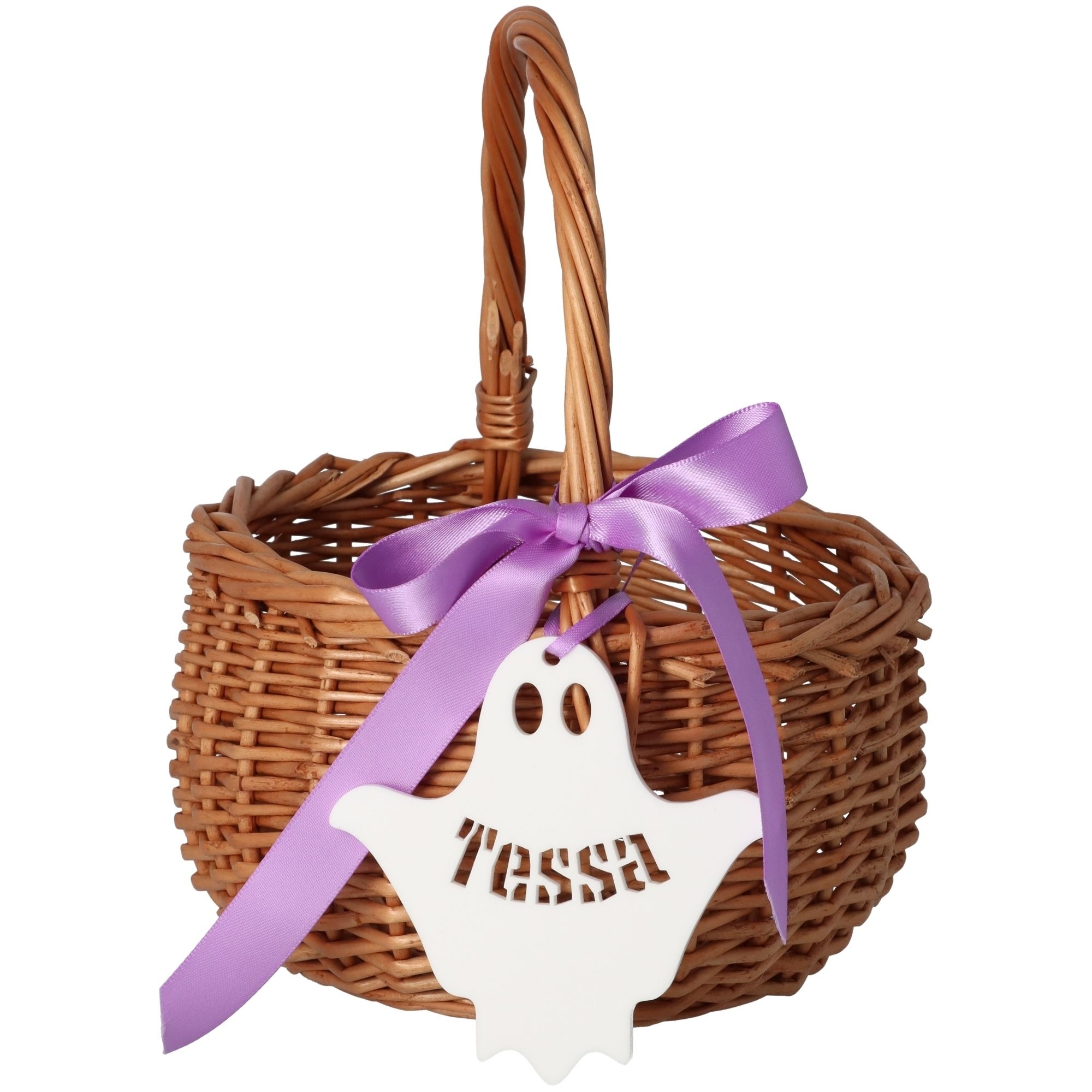 Halloweenkörbchen mit Namen "Gespenst" Korb