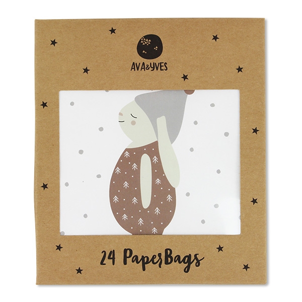Geschenk- und Adventskalendertütchen "Hase braun" Geschenk- und Adventskalendertütchen "Hase braun"