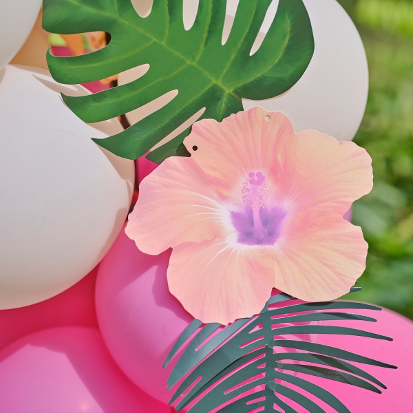 DIY Ballongirlande zum Selberbauen "Tiki Tropics"