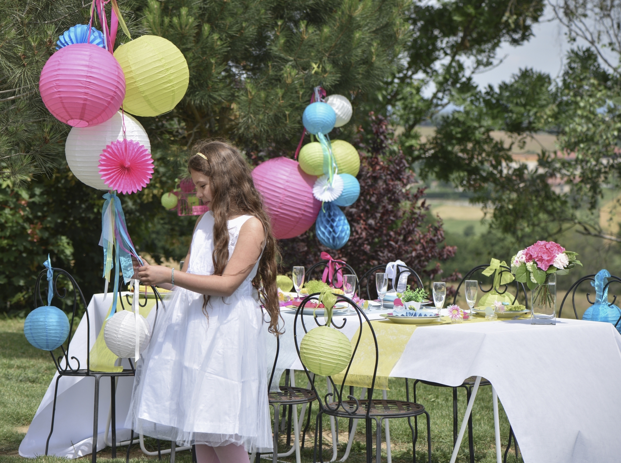 Türkis - 2 Laternen Größe L Türkis - 2 Laternen Größe L