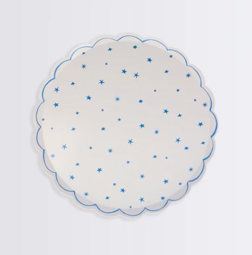 Meri Meri - 8 Pappteller "kleine Sterne" Meri Meri - 8 Pappteller "kleine Sterne"