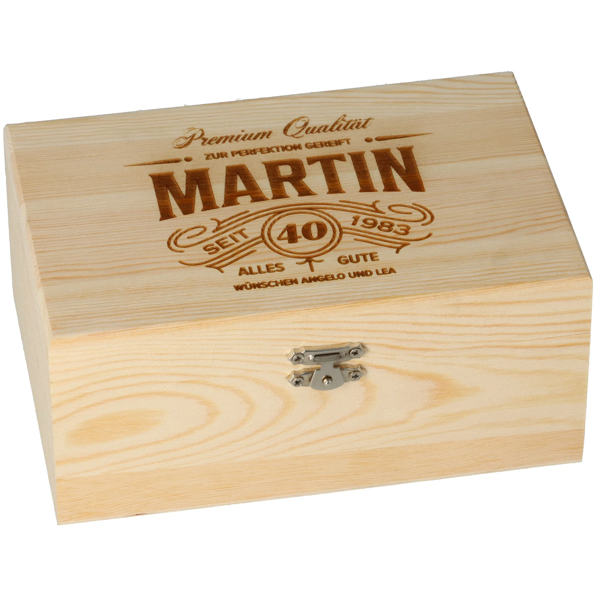 Holzbox, Schmuckbox, Truhe, Holztruhe, Schatulle