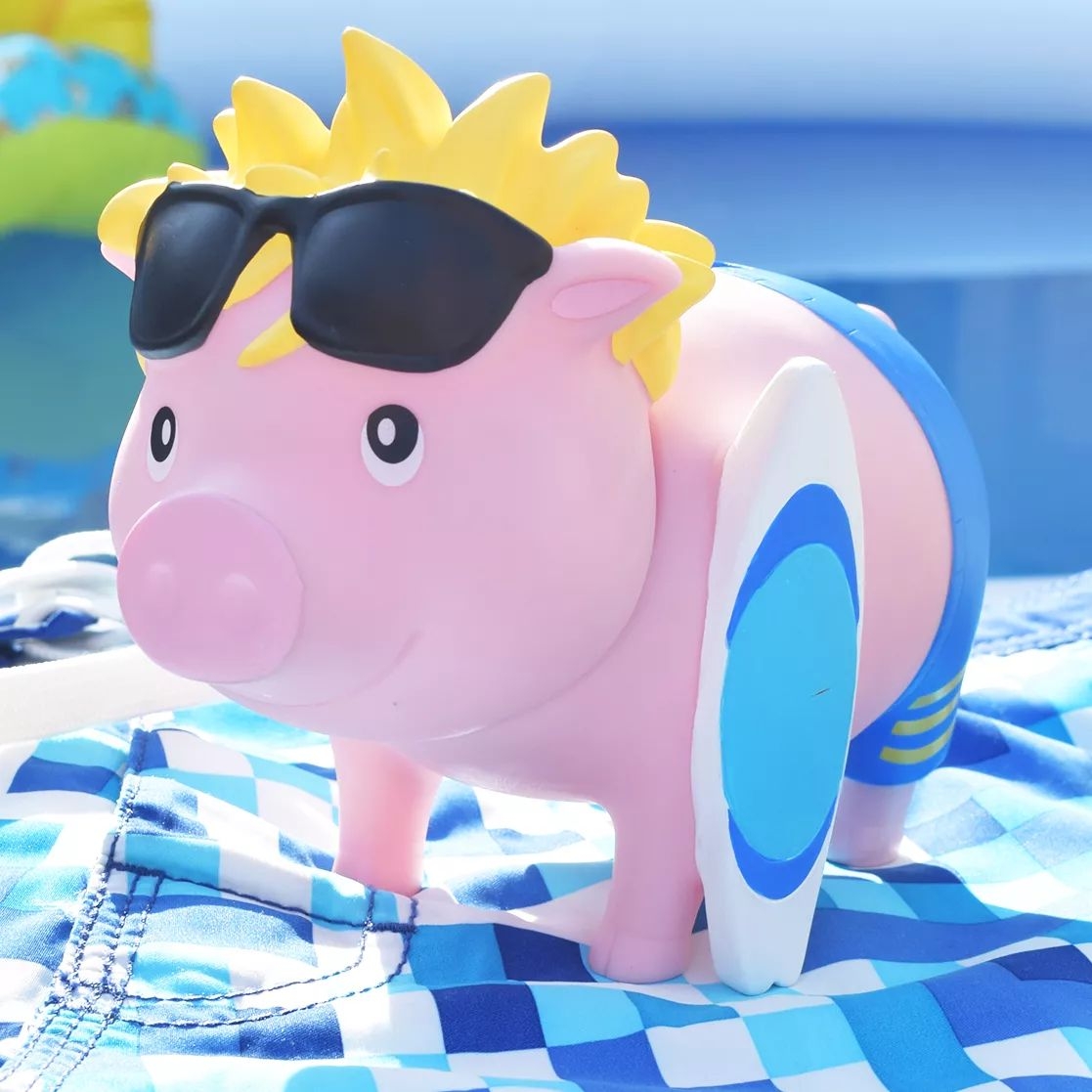 Sparschwein "Surfer"