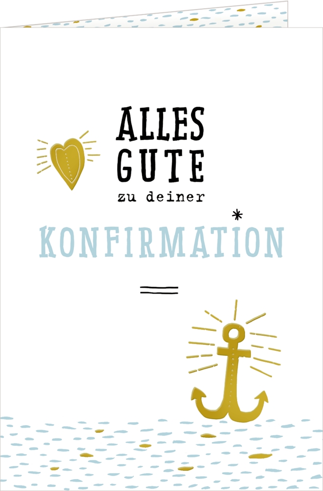 Grußkarte - "Alles Gute zu Deiner Konfirmation" Grußkarte - "Alles Gute zu Deiner Konfirmation"