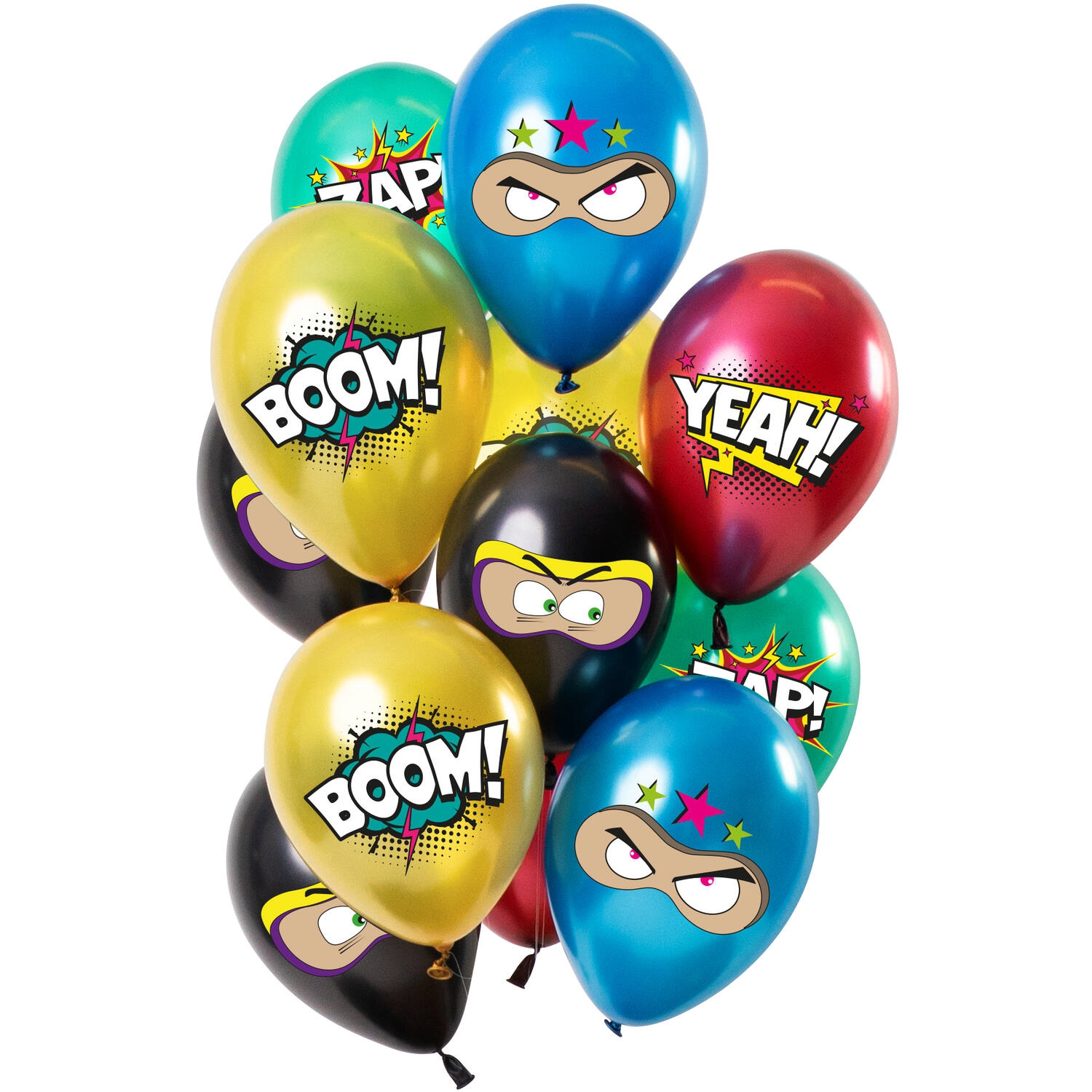 12 Latexballons im Set "Birthday Hero" Ø 33cm 12 Latexballons im Set "Birthday Hero" Ø 33cm