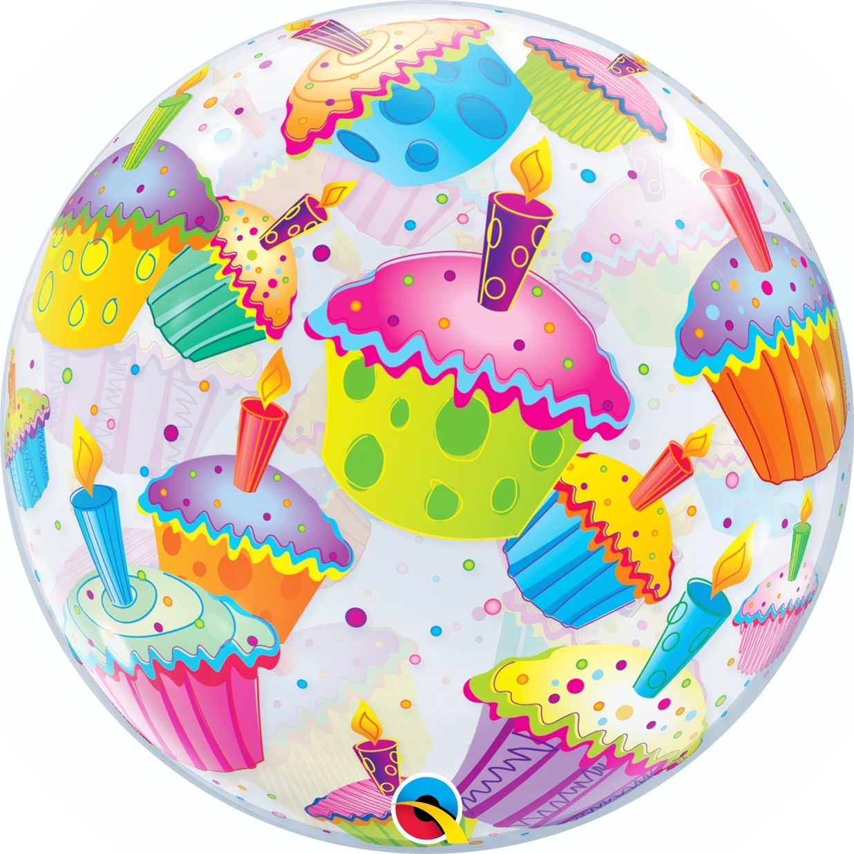 Bubble Ballon Cupcakes 56cm