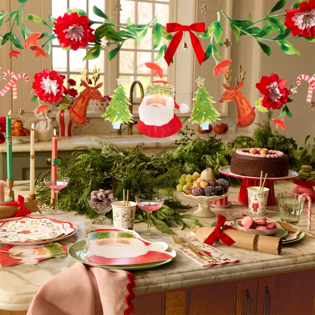 weihnachtsdeko, tischdekoration, kuchen, zuckerwerk, grünrot