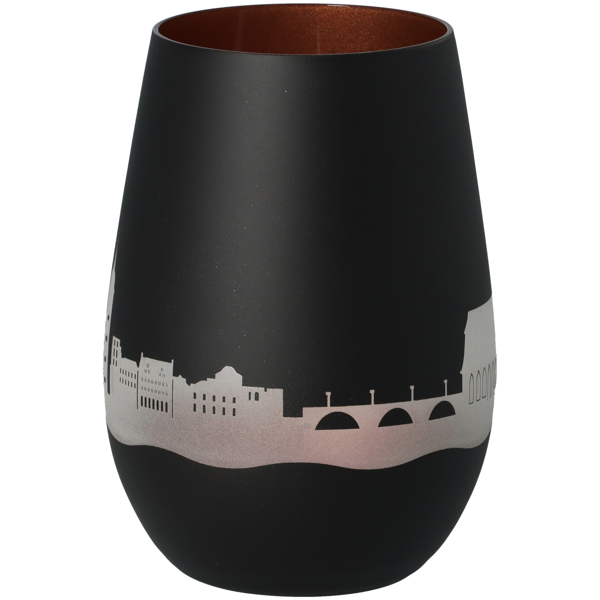 Windlicht Skyline Heidelberg Schwarz/Bronze Windlicht Skyline Heidelberg Schwarz/Bronze