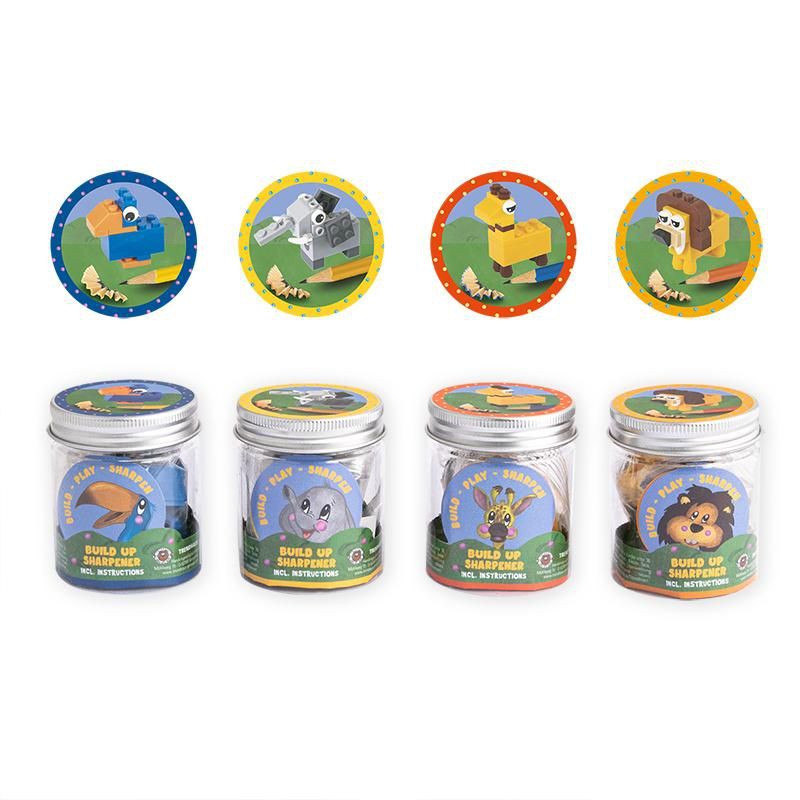 Anspitzer Mini-Baustein-Set "Dschungeltiere" Anspitzer Mini-Baustein-Set "Dschungeltiere"