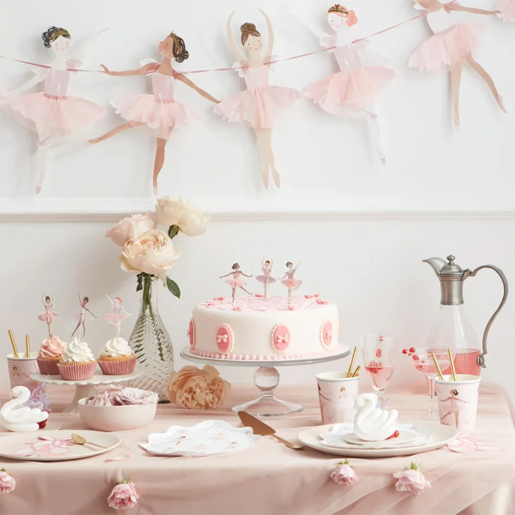 Meri Meri - Cupcake Set "Ballerina" 48 Teilig