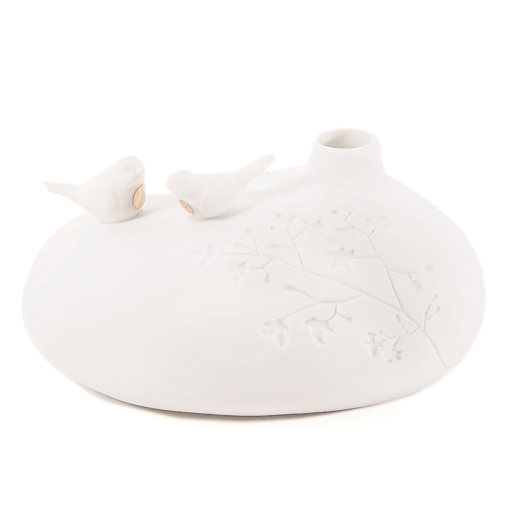 Blumensteine "Vögel" Kunst, Porzellan, Töpferei