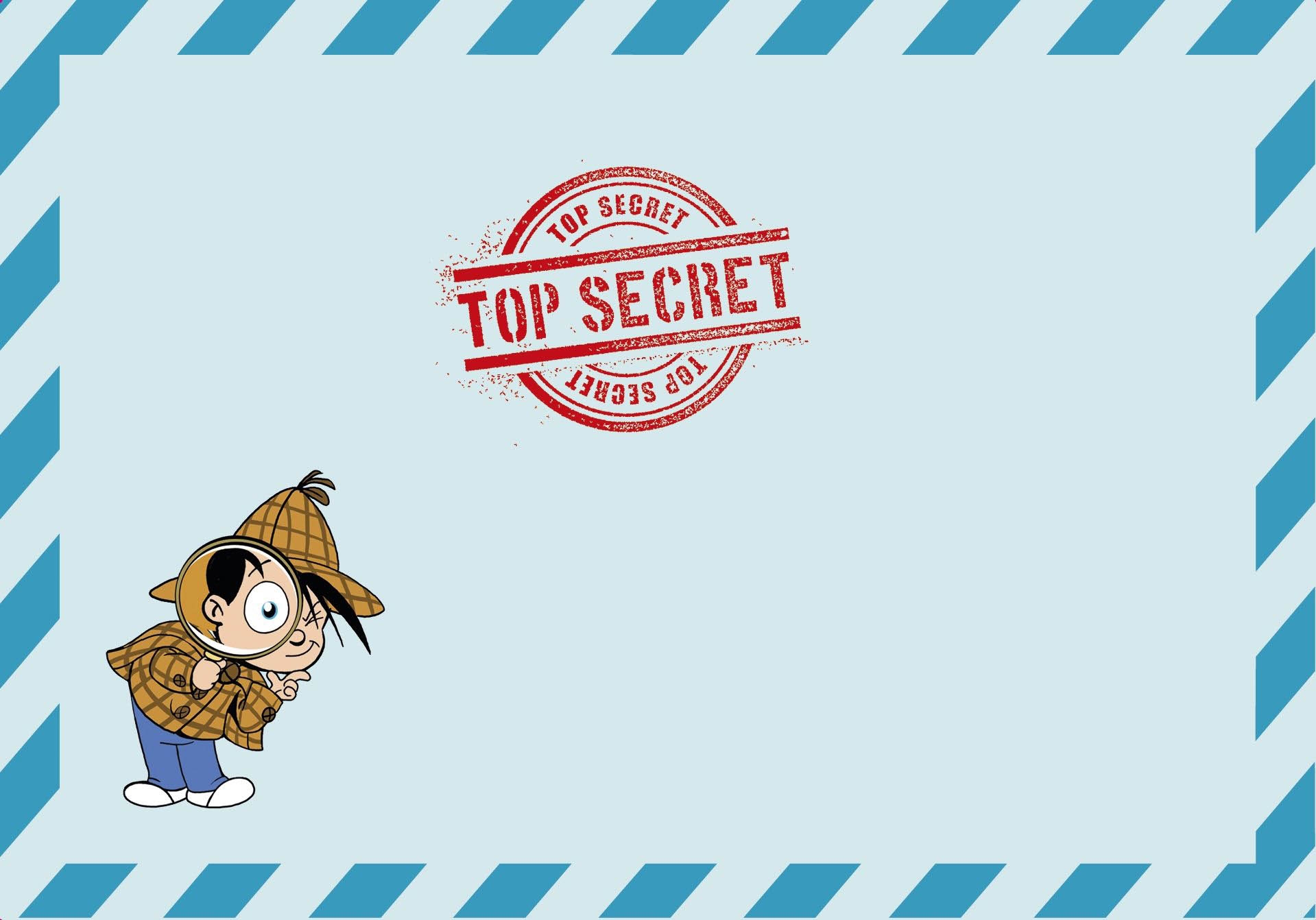 Einladungskarten & Umschläge Detektiv Flo 8 Stück Einladungskarten & Umschläge Detektiv Flo 8 Stück