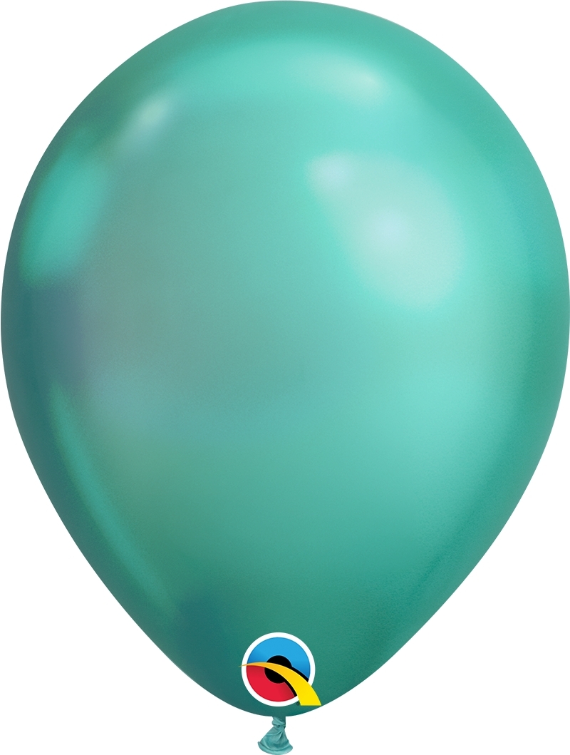 Qualatex Latexballon Chrome Green Ø 30cm Qualatex Latexballon Chrome Green Ø 30cm