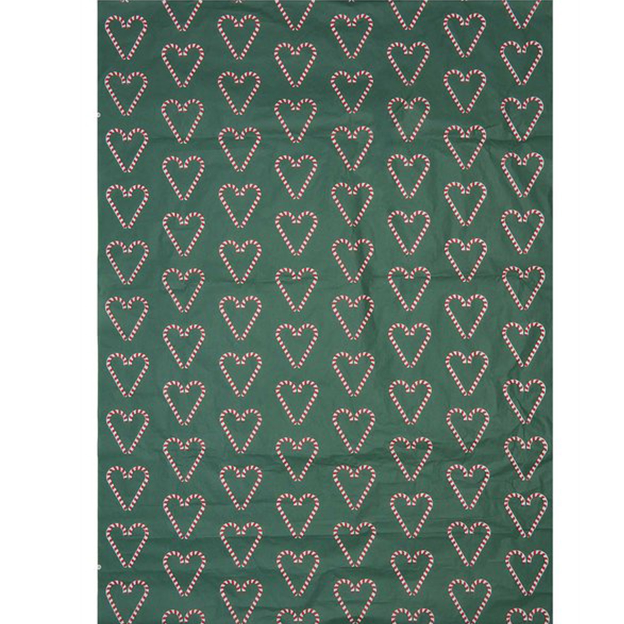 Seidenpapier Zuckerstangen Herzen, 5 Bögen Seidenpapier Zuckerstangen Herzen, 5 Bögen