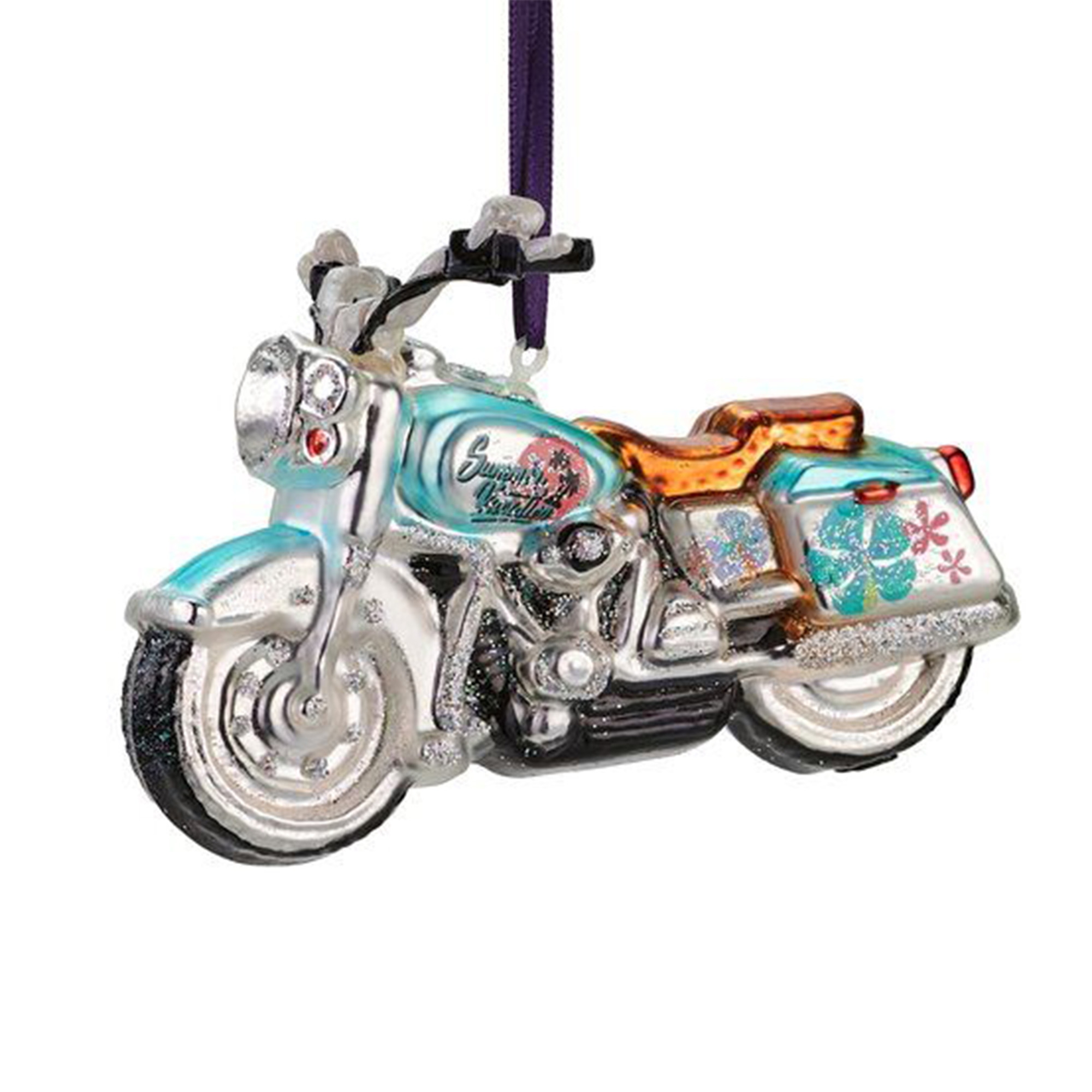 Weihnachtskugel "Motorrad, blau" Weihnachtskugel "Motorrad, blau"