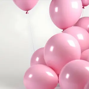 Ballons, Luftballons, Rosa, Dekoration, Partygag