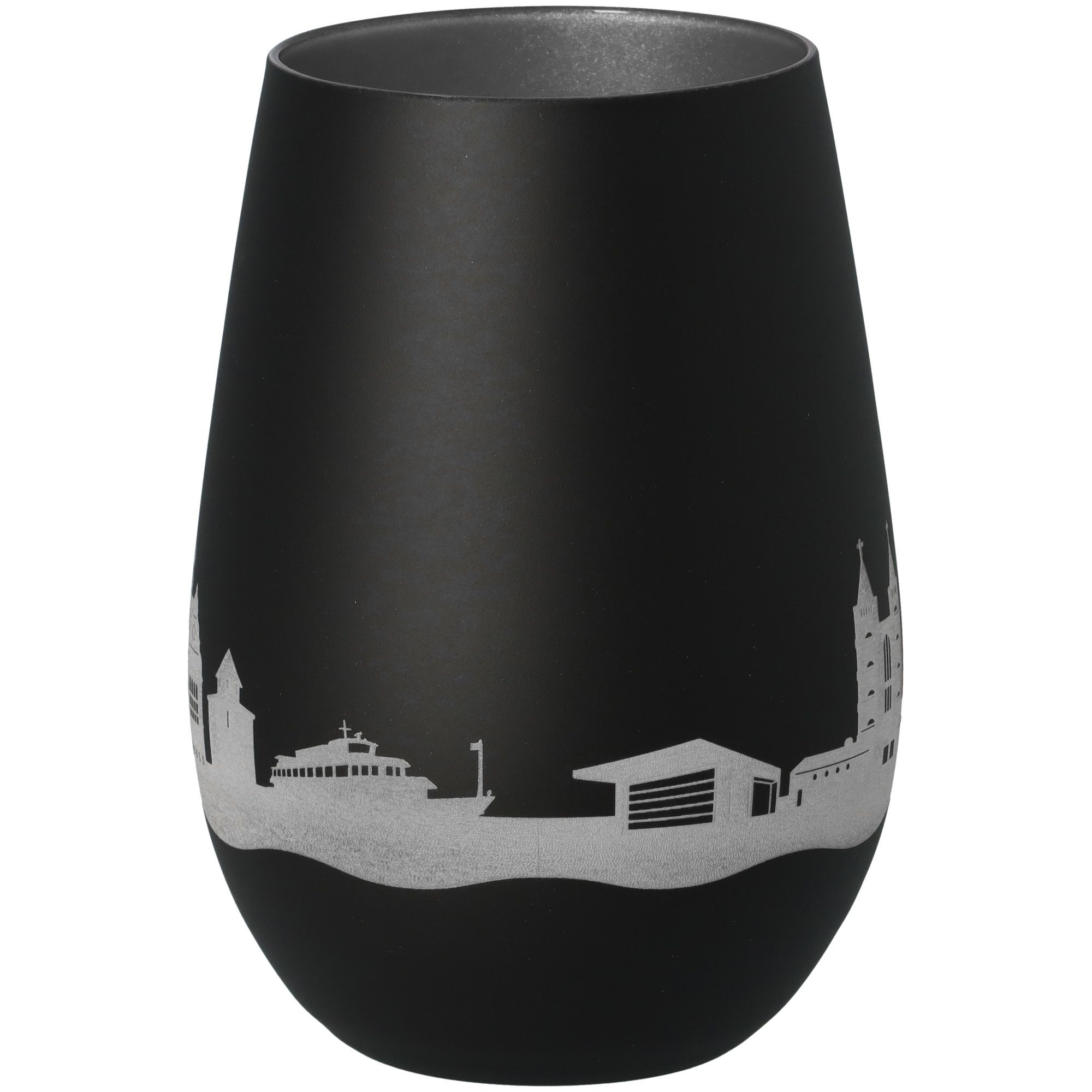 Windlicht Skyline Limburg Schwarz/Silber Töpferei, Krug, Vase