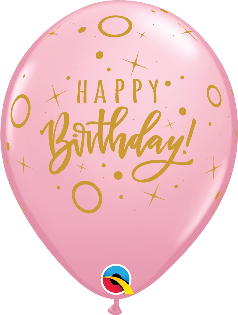 Qualatex Latexballon "H.B." SparkleØ 30cm Qualatex Latexballon "H.B." SparkleØ 30cm