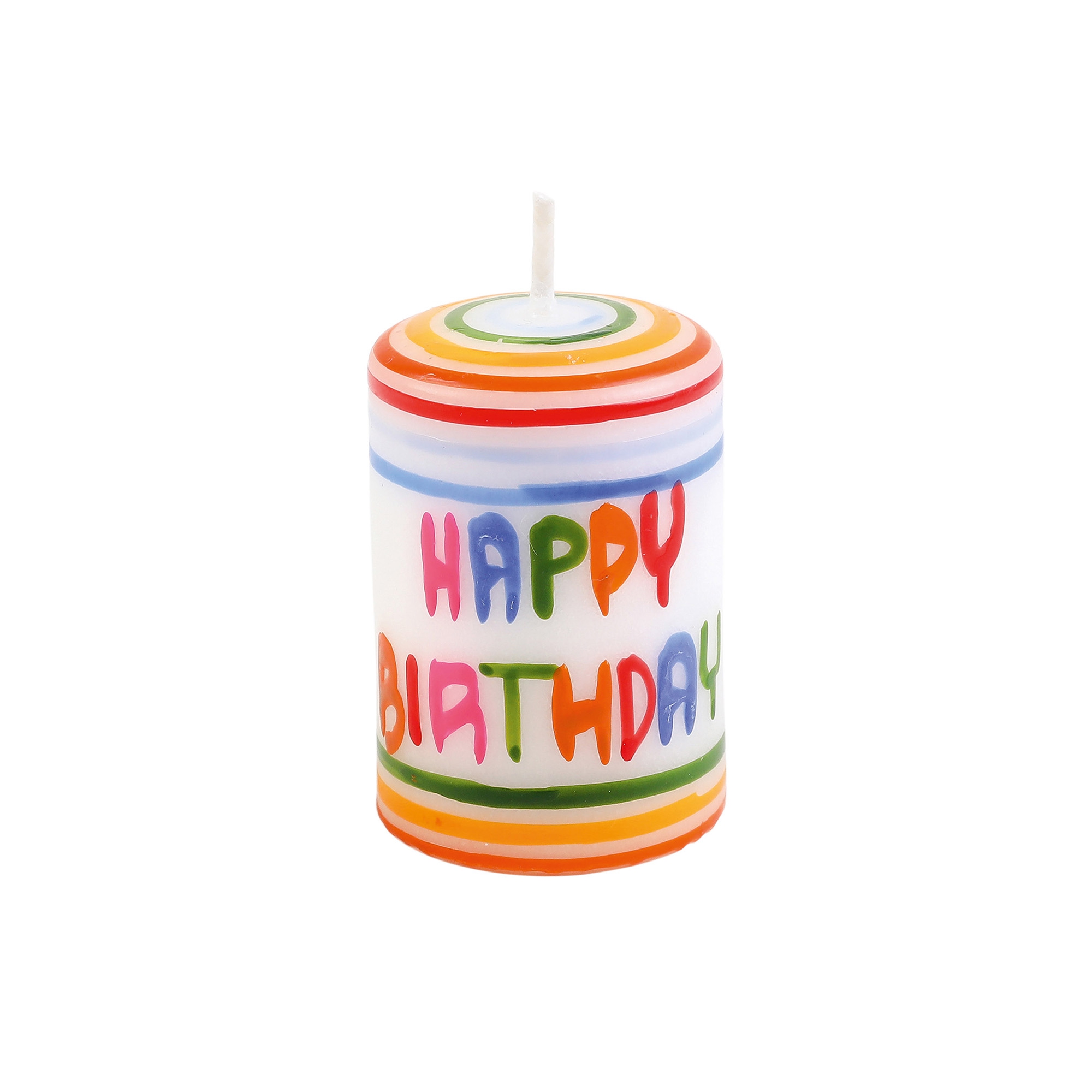 Ahrens - Lebenslicht "Happy Birthday", Bunt Ahrens - Lebenslicht "Happy Birthday", Bunt