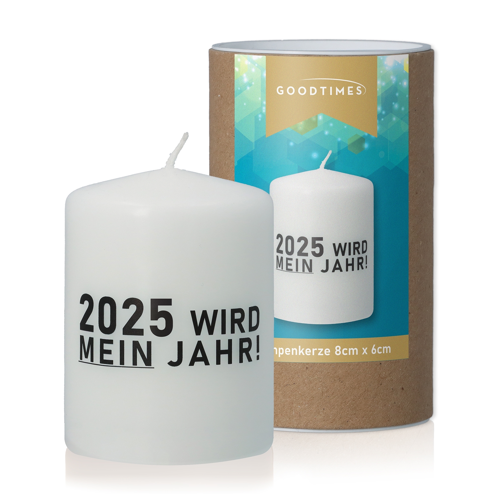 Kerze "2025 wird mein Jahr!" Kerze