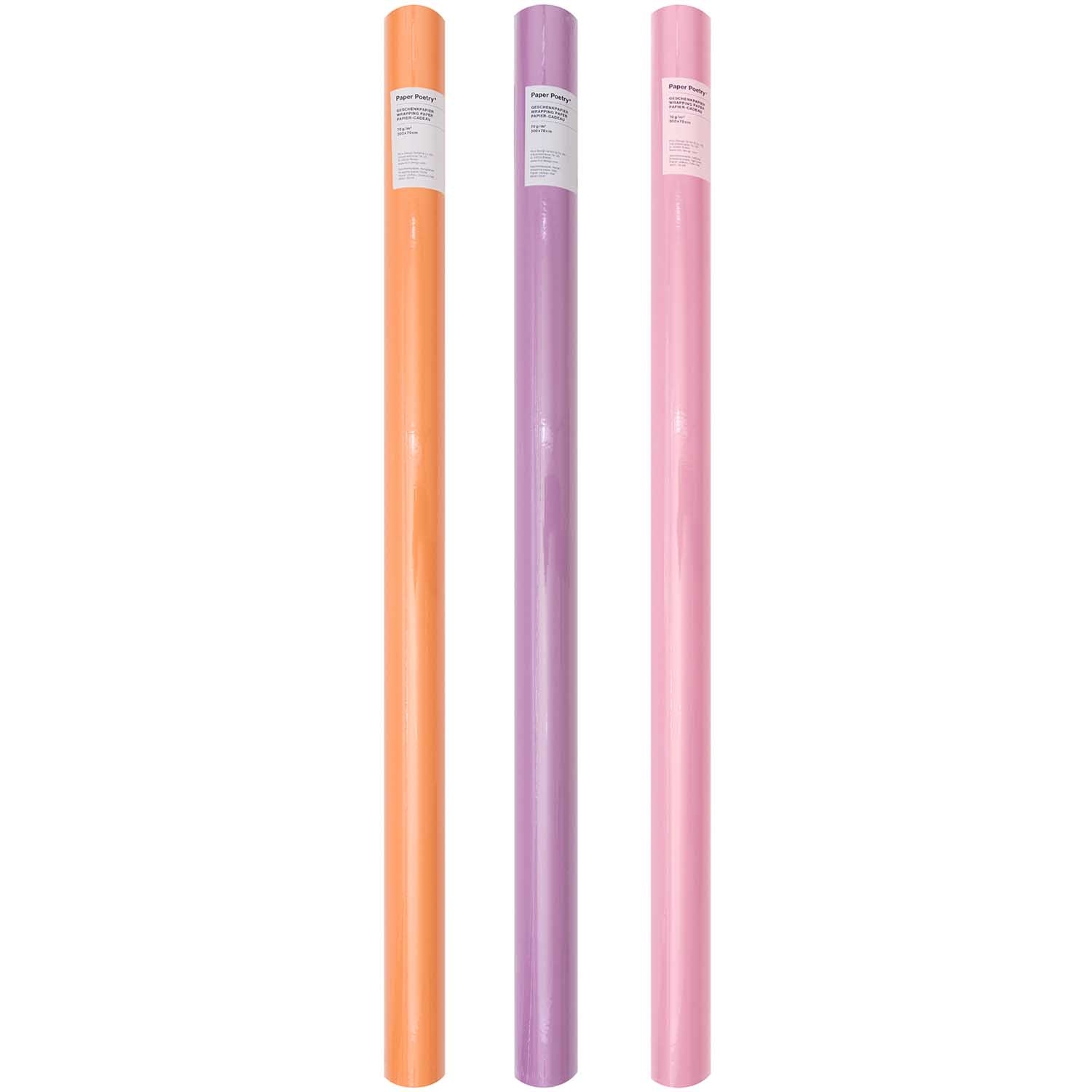 Geschenkpapier auf Rolle, Flieder 3m Geschenkpapier auf Rolle, Flieder 3m