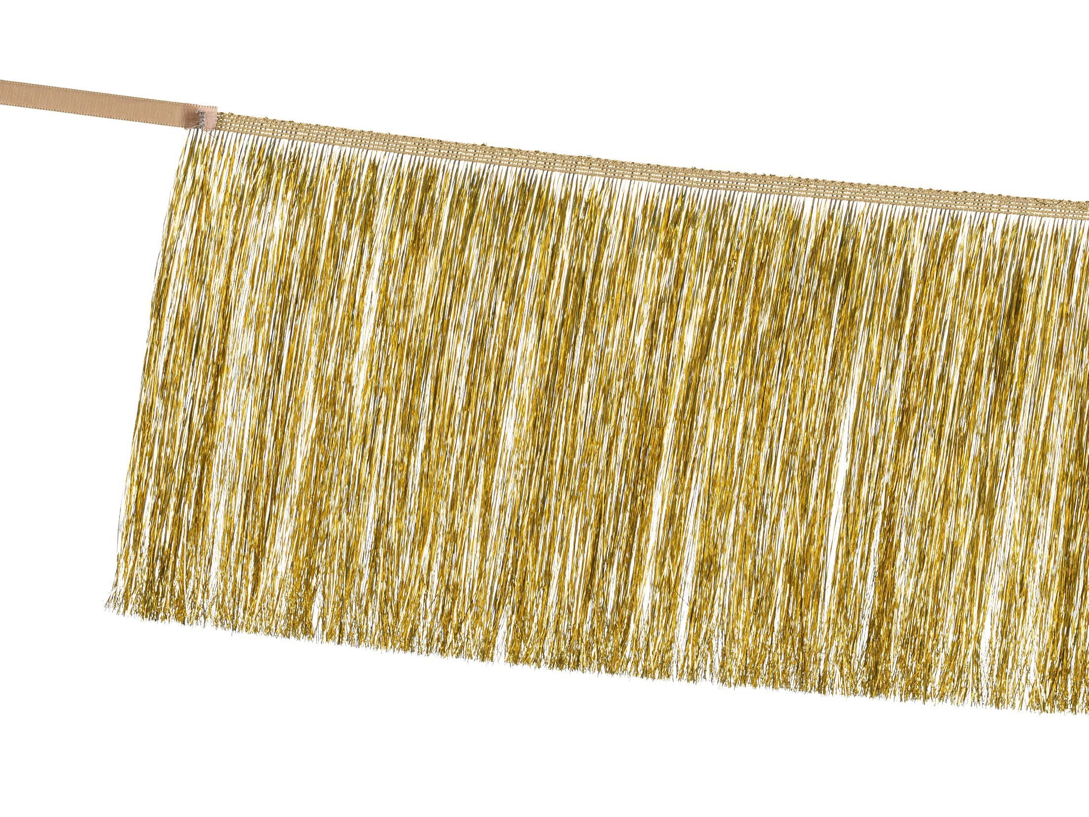 Fransengirlande Gold 135cm
