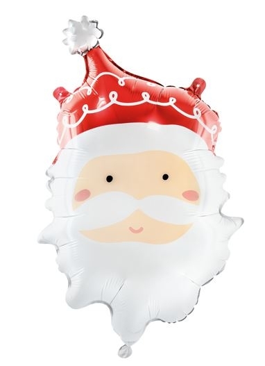 Folienballon "Weihnachtsmann" Kopf 60cm Folienballon "Weihnachtsmann" Kopf 60cm