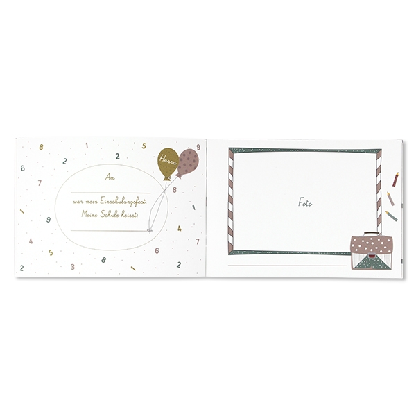 Einschulung - Erinnerungsheft "Krokodil" Einschulung - Erinnerungsheft "Krokodil"