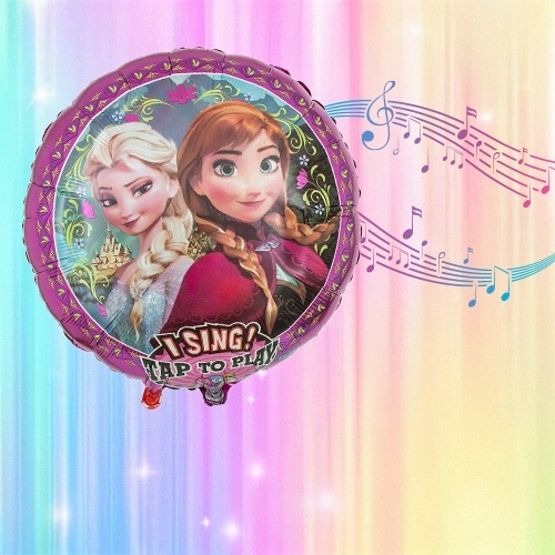 Disney, balloon, Elsa, Anna, musical