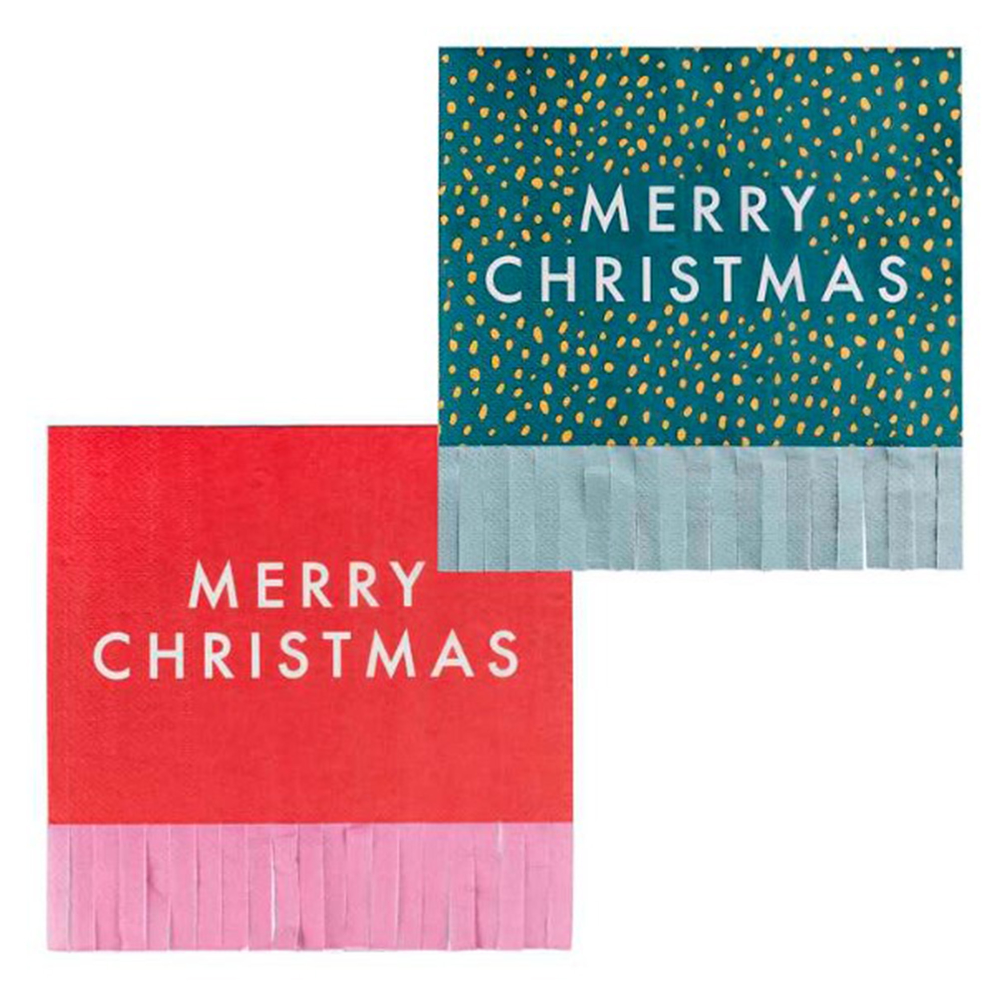 16 Servietten "Merry Christmas" doppelseitig 16 Servietten "Merry Christmas" doppelseitig