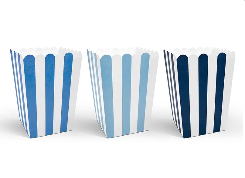 Little Plane - 6 Popcorn Boxen Little Plane - 6 Popcorn Boxen