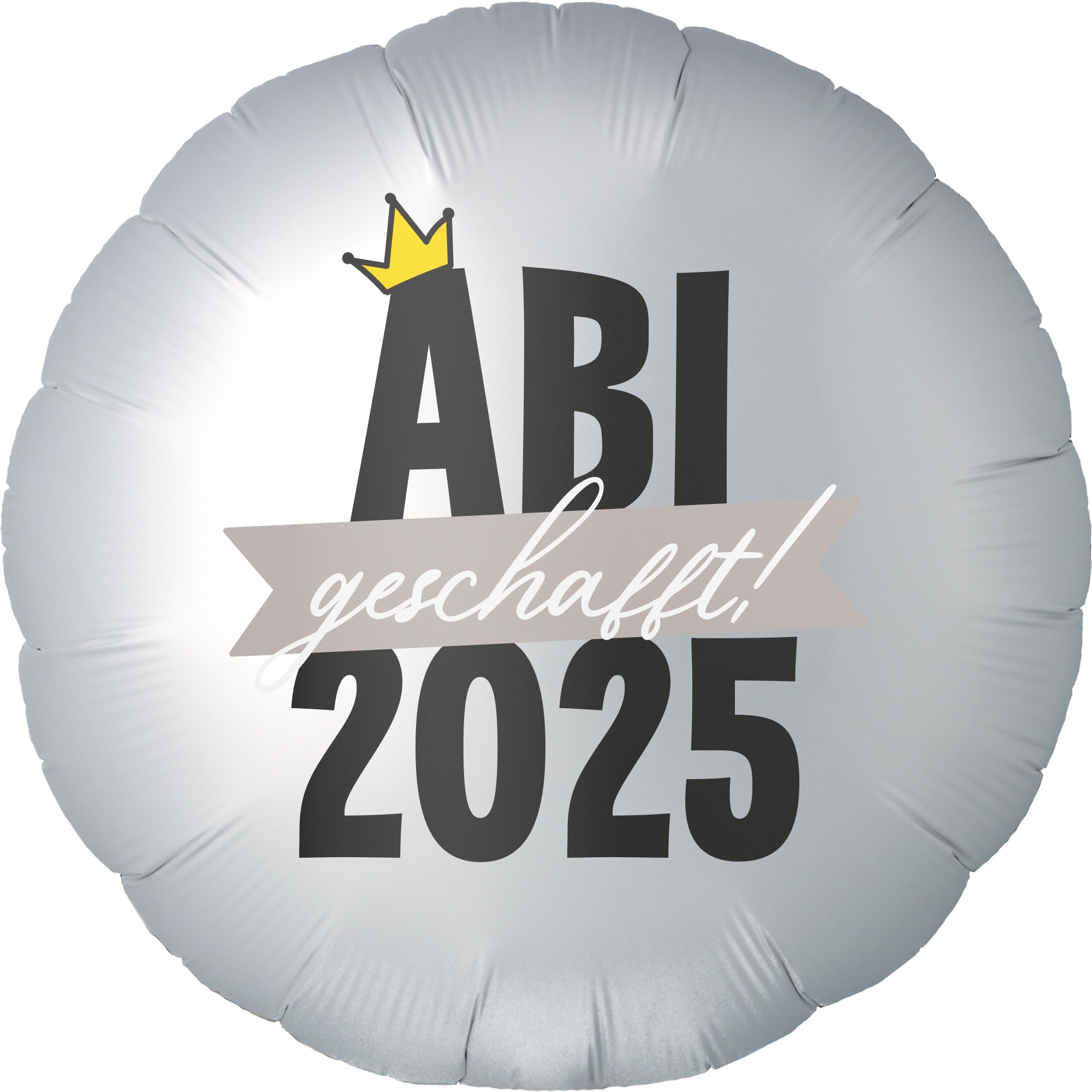Folienballon Rund "ABI 2025 geschafft" 45cm Folienballon Rund "ABI 2025 geschafft" 45cm