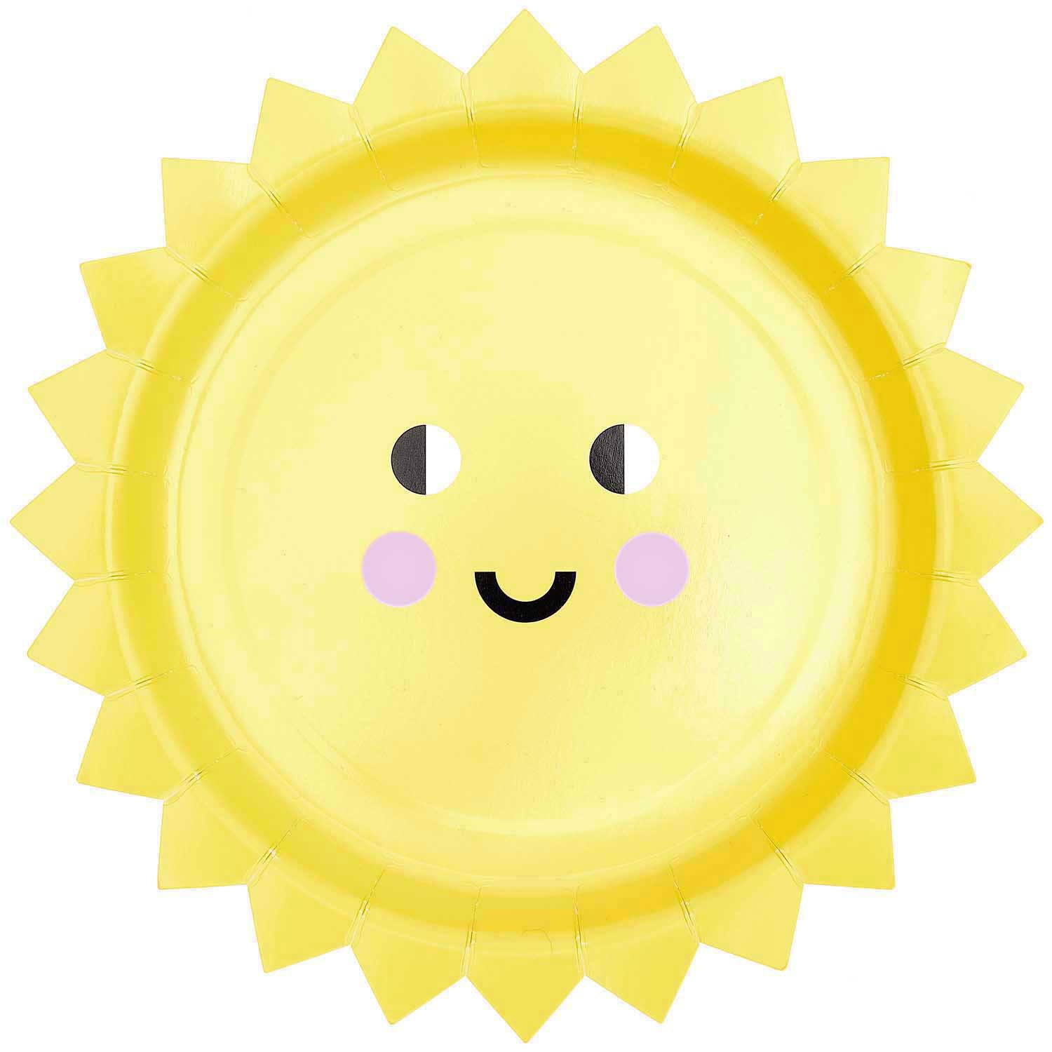 8 Pappteller "Sonne" 8 Pappteller "Sonne"