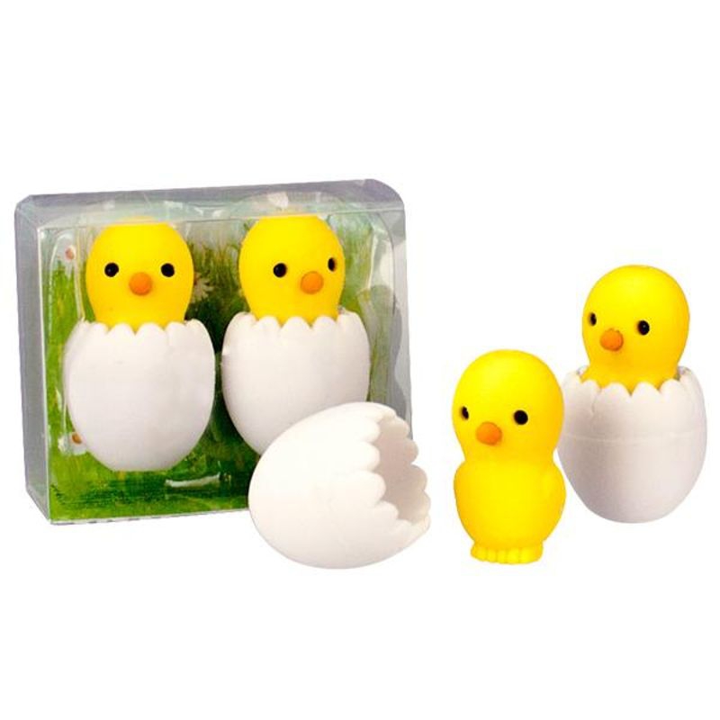 Radierer 2er Set "Küken im Ei" Radierer 2er Set "Küken im Ei"