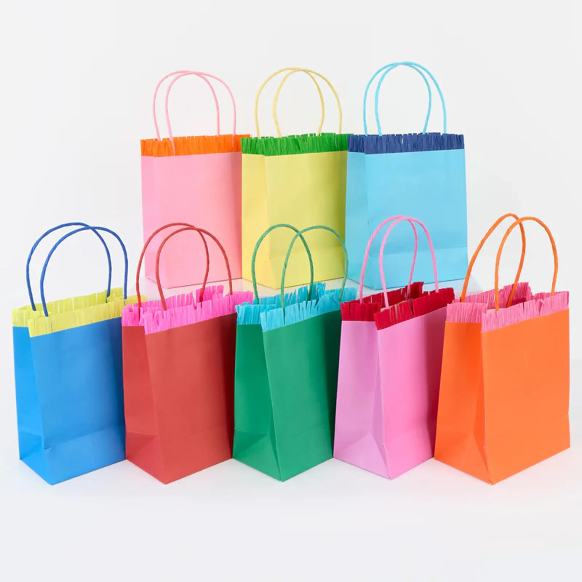 Geschenktüte, Geschenkbeutel, Papierbeutel, bunt, Tragetaschen