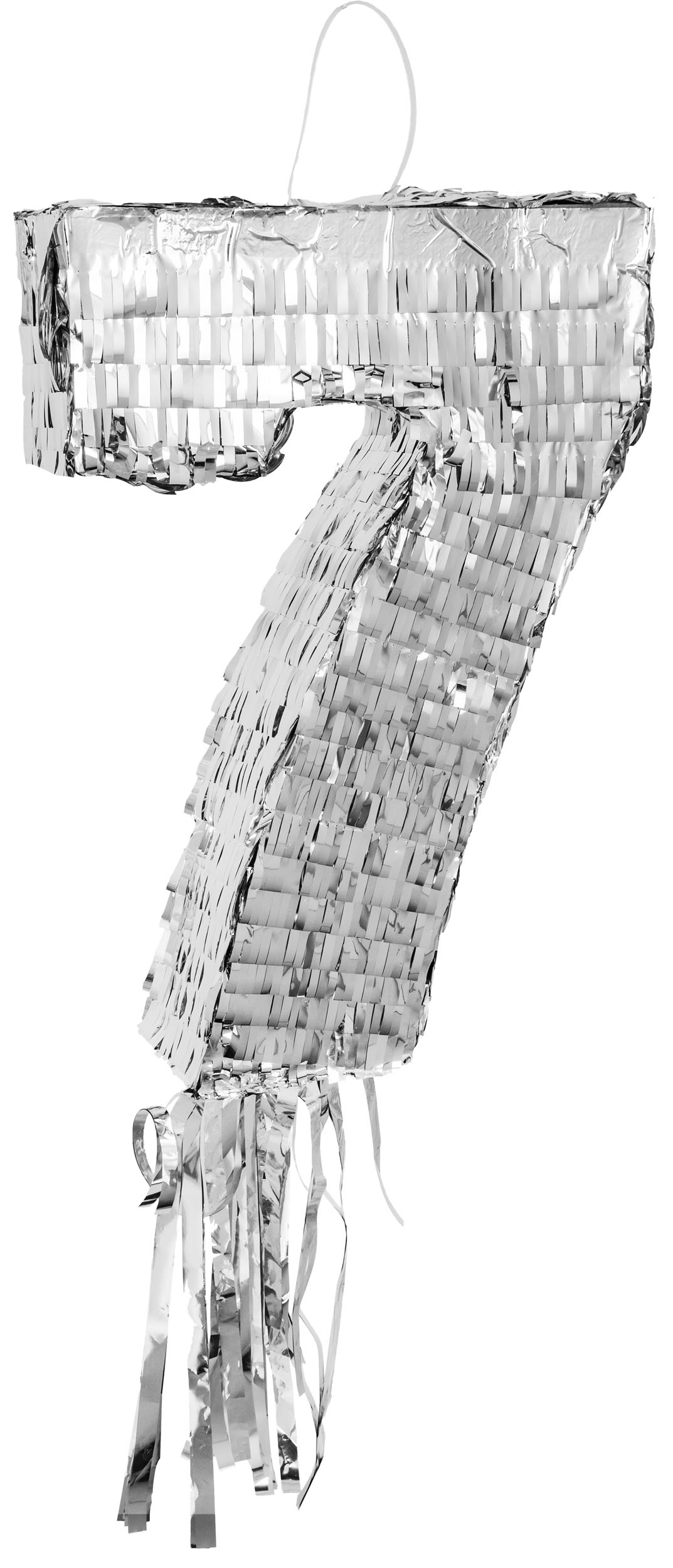 Pinata Zahl "7", Silber Pinata Zahl "7", Silber