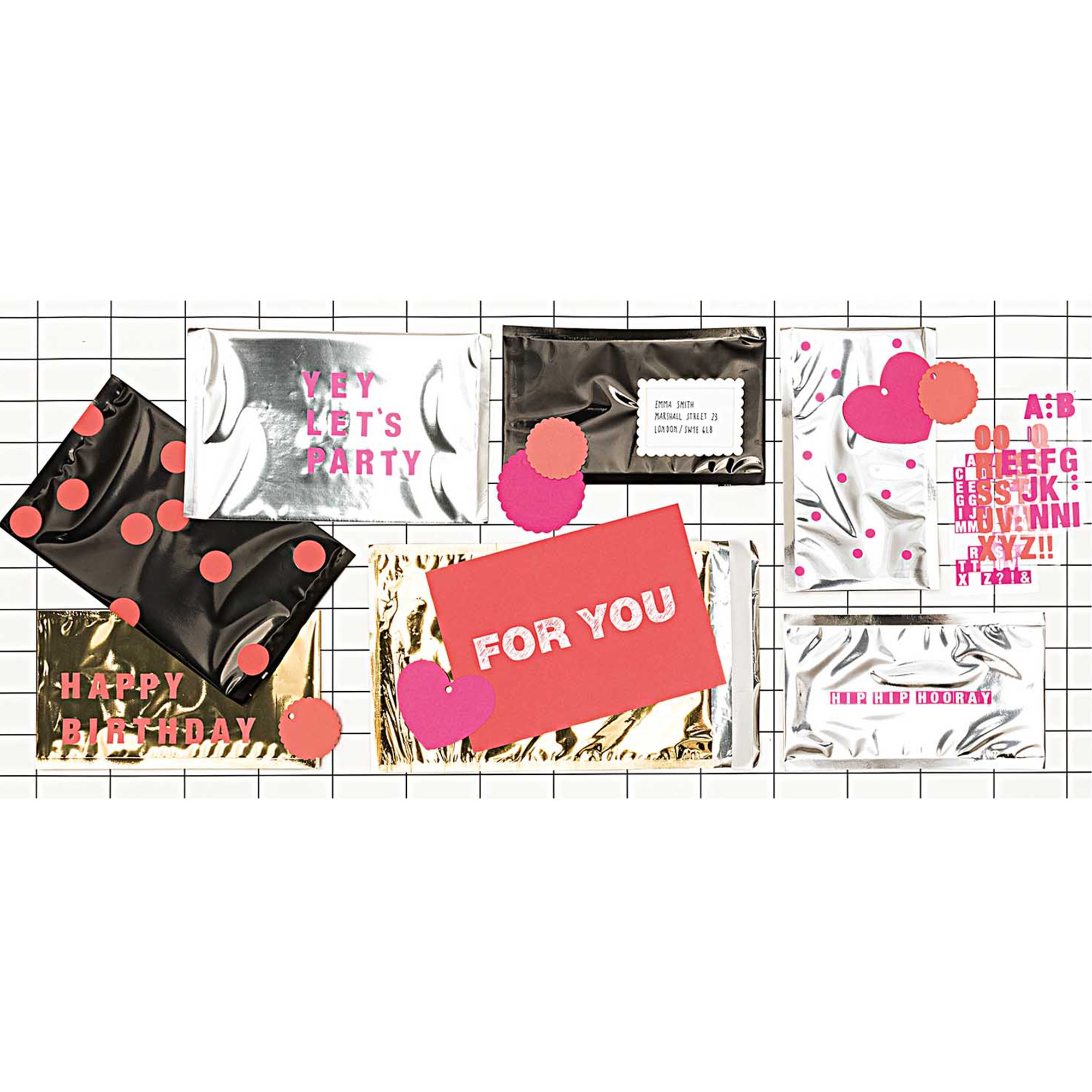 5 Schwarze Versandtaschen 5 Schwarze Versandtaschen