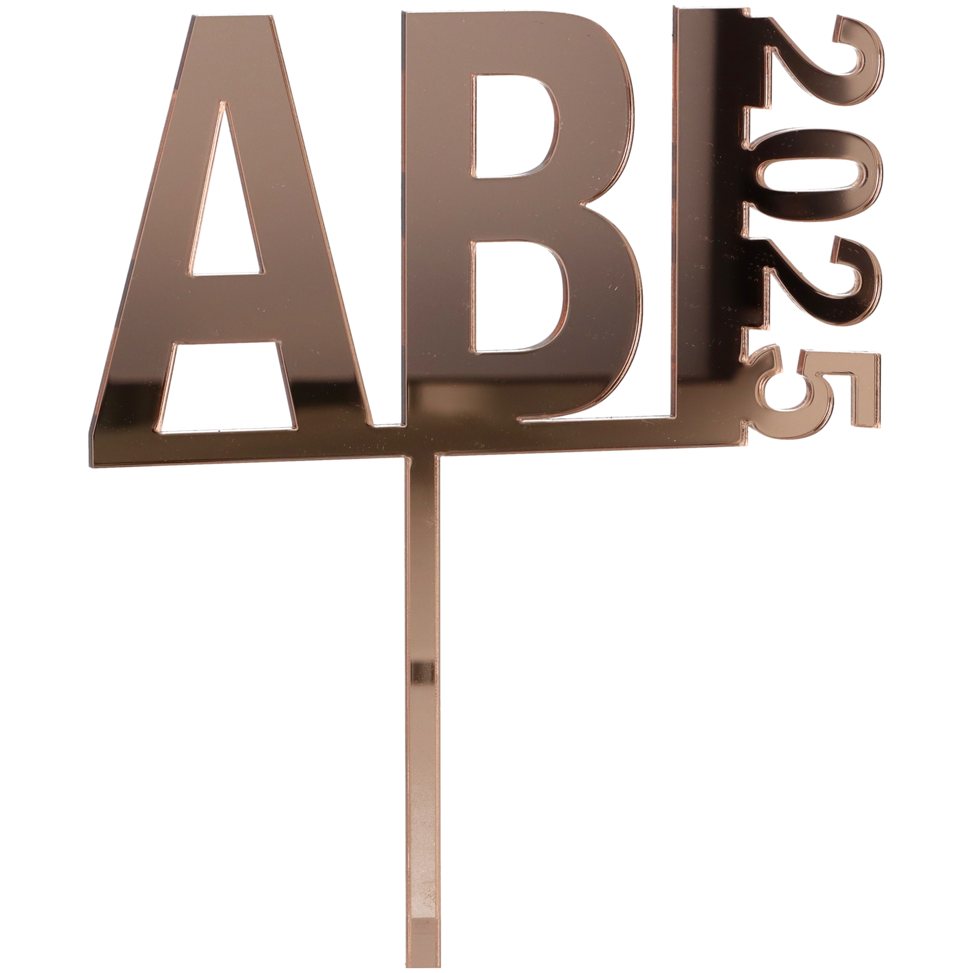 Cake Topper "ABI 2025" 18cm x 14,5cm Spiegel-Acryl Cake Topper "ABI 2025" 18cm x 14,5cm Spiegel-Acryl